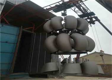 Steel Plate 2.2kw Hanger Type Shot Blasting Machine Automatic Transporting