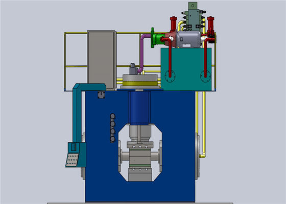 24mm/S Carbon Steel 30kw 24 Inch Tee Forming Machine